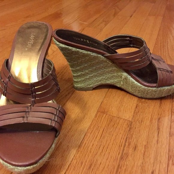xappeal Shoes Xappeal Straw Espadrille Wedge Shoes 75 M 7 2 Poshmark